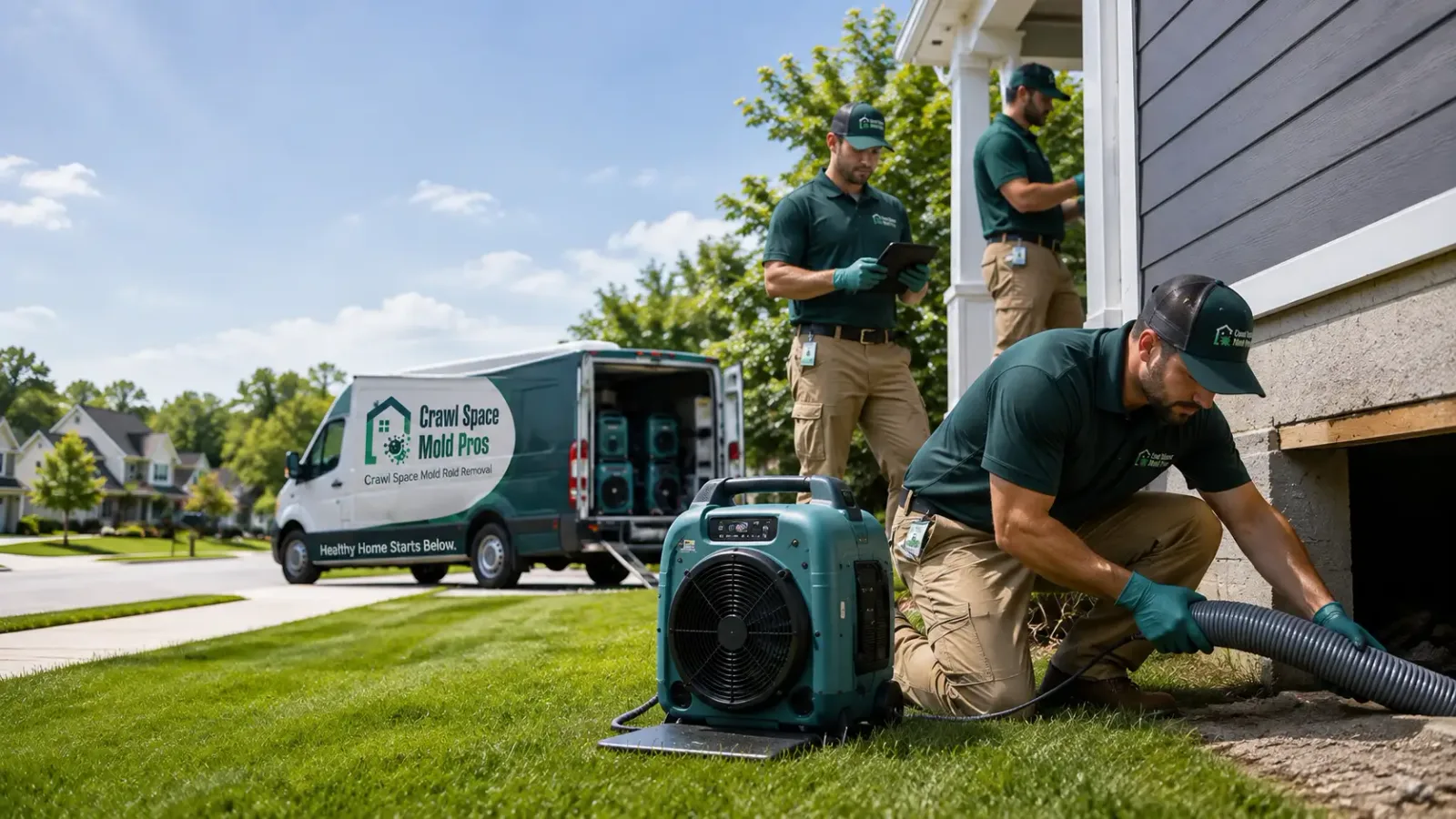 Crawl Space Mold Removal in Redford, MI
